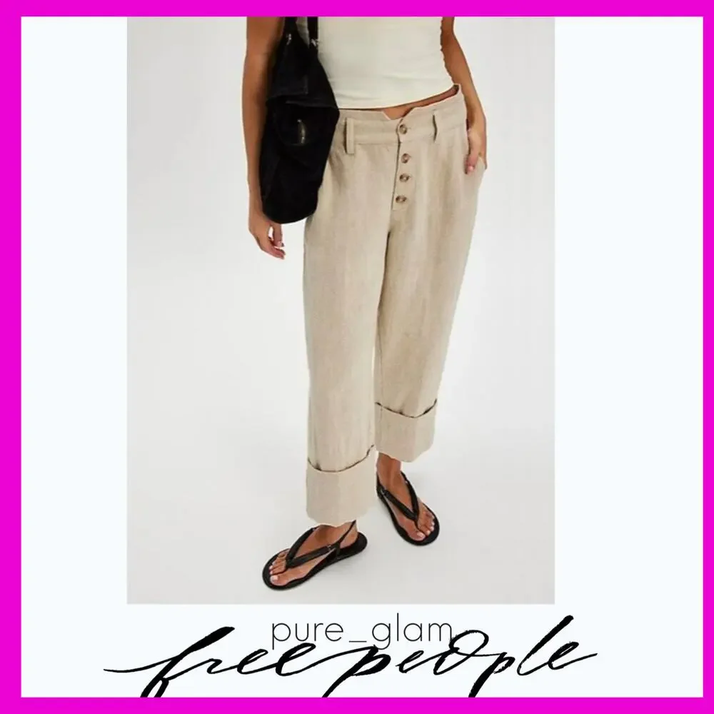 Free People cuffed pants